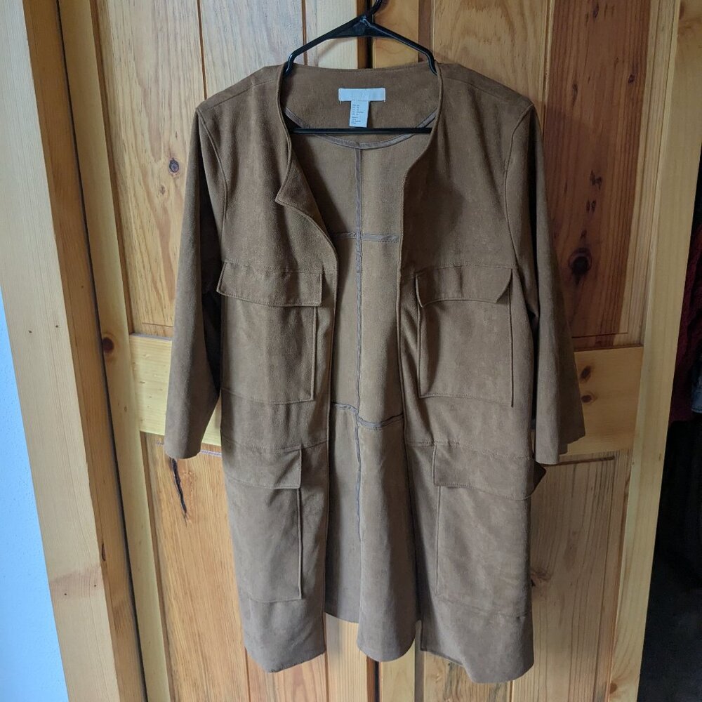 H&M Camel Color Open Front Blazer - image 1